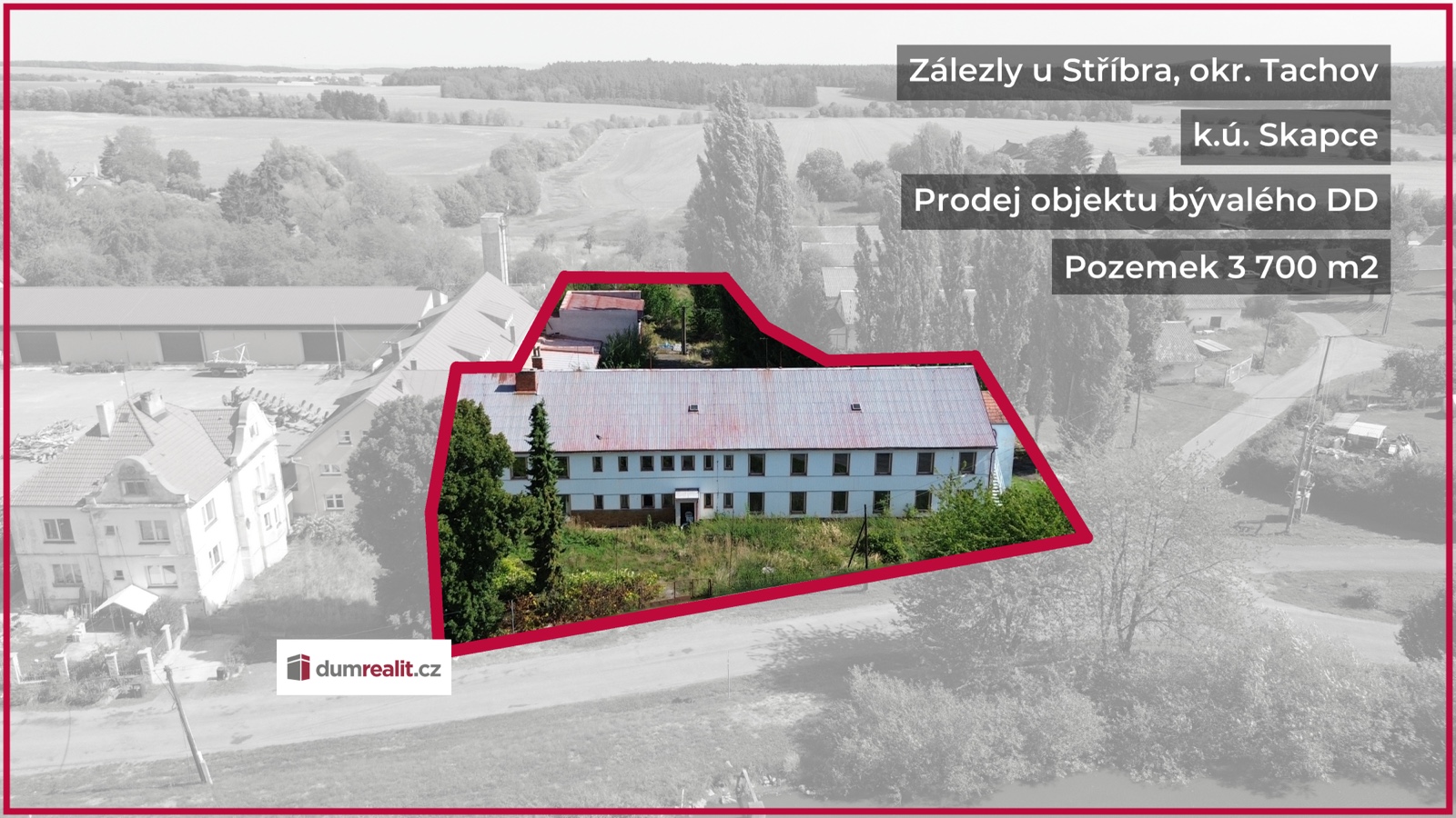 Areál bývalého domova důchodců · Zálezly u Stříbra — foto 1