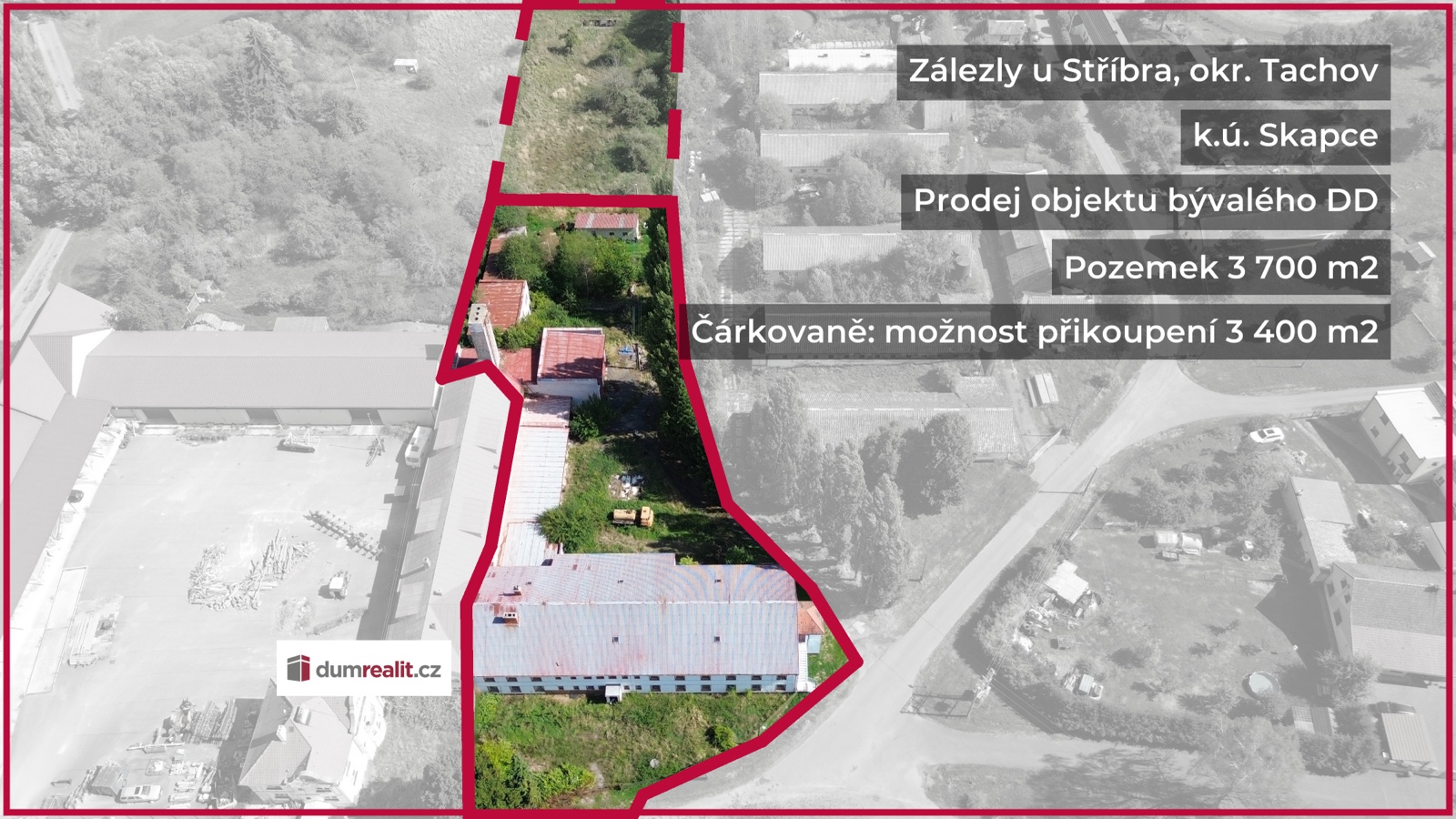Areál bývalého domova důchodců · Zálezly u Stříbra — foto 2